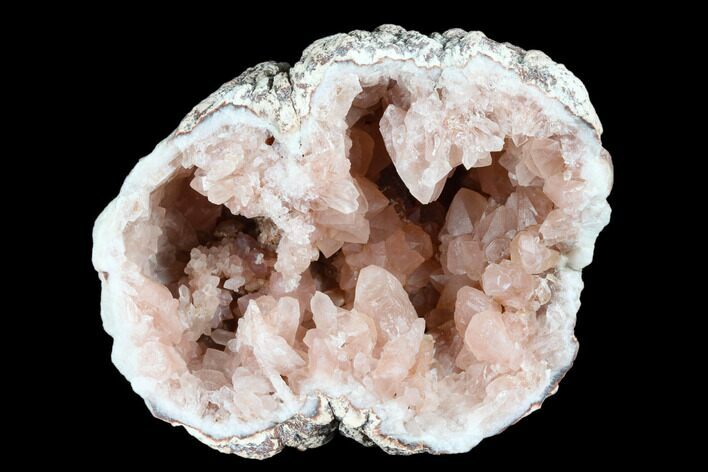 Sparkly, Pink Amethyst Geode Half - Argentina #180811